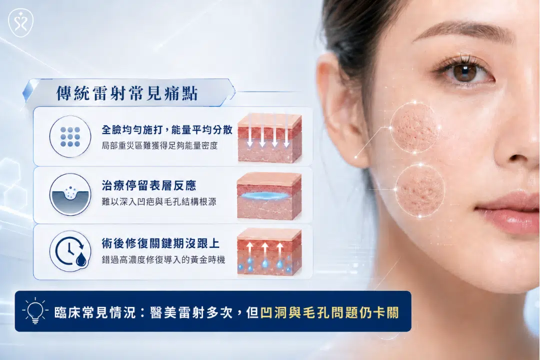 醫美雷射還在全臉盲打？星和診所推出【LADD標靶皮修療法】