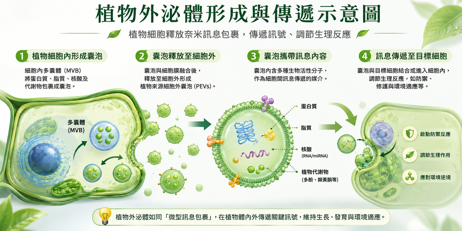 植物也有外泌體？揭開植物細胞間的溝通秘密