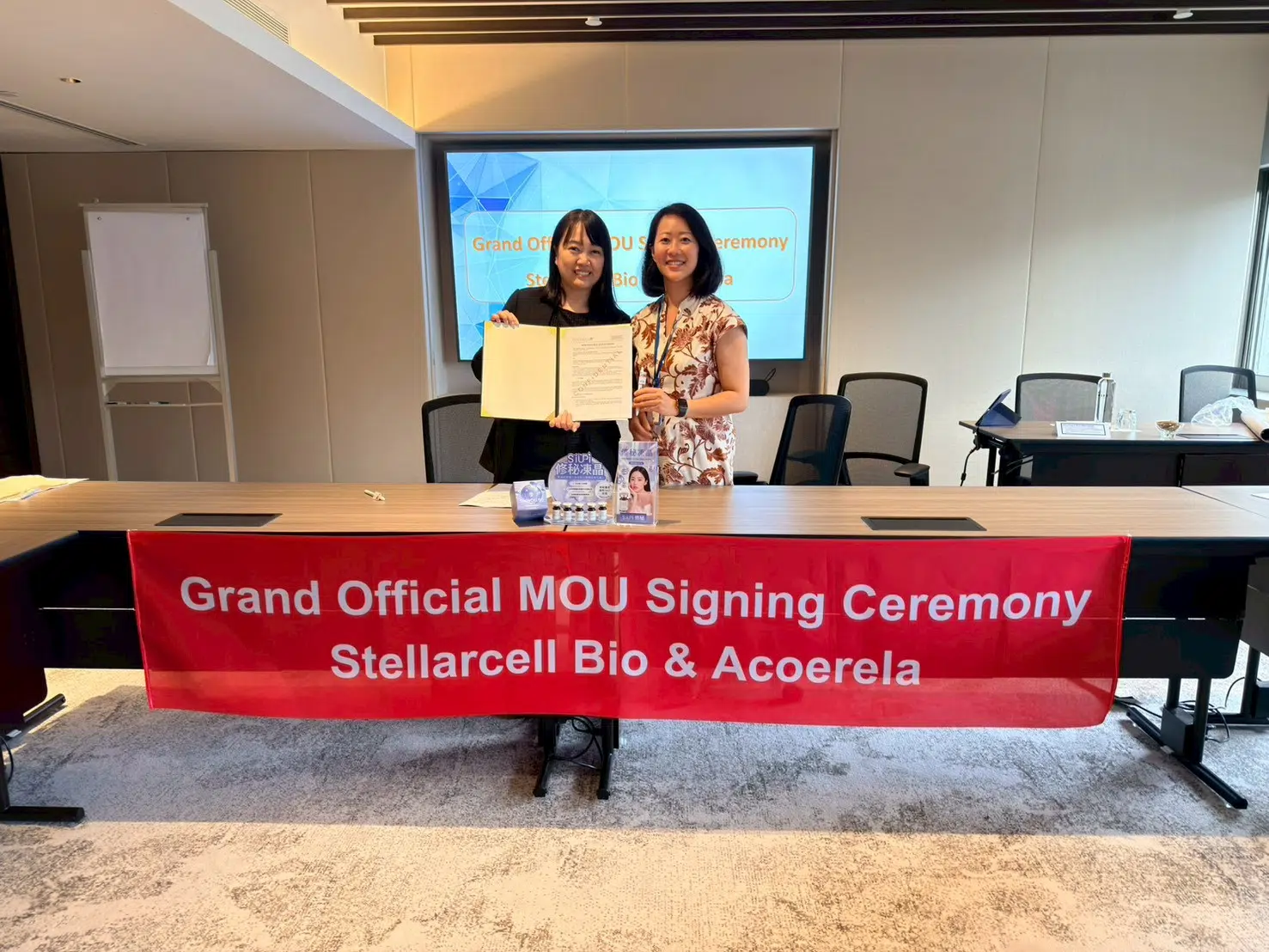 2026.01聯手新加坡三生技公司 簽署MOU加速再生醫學發展